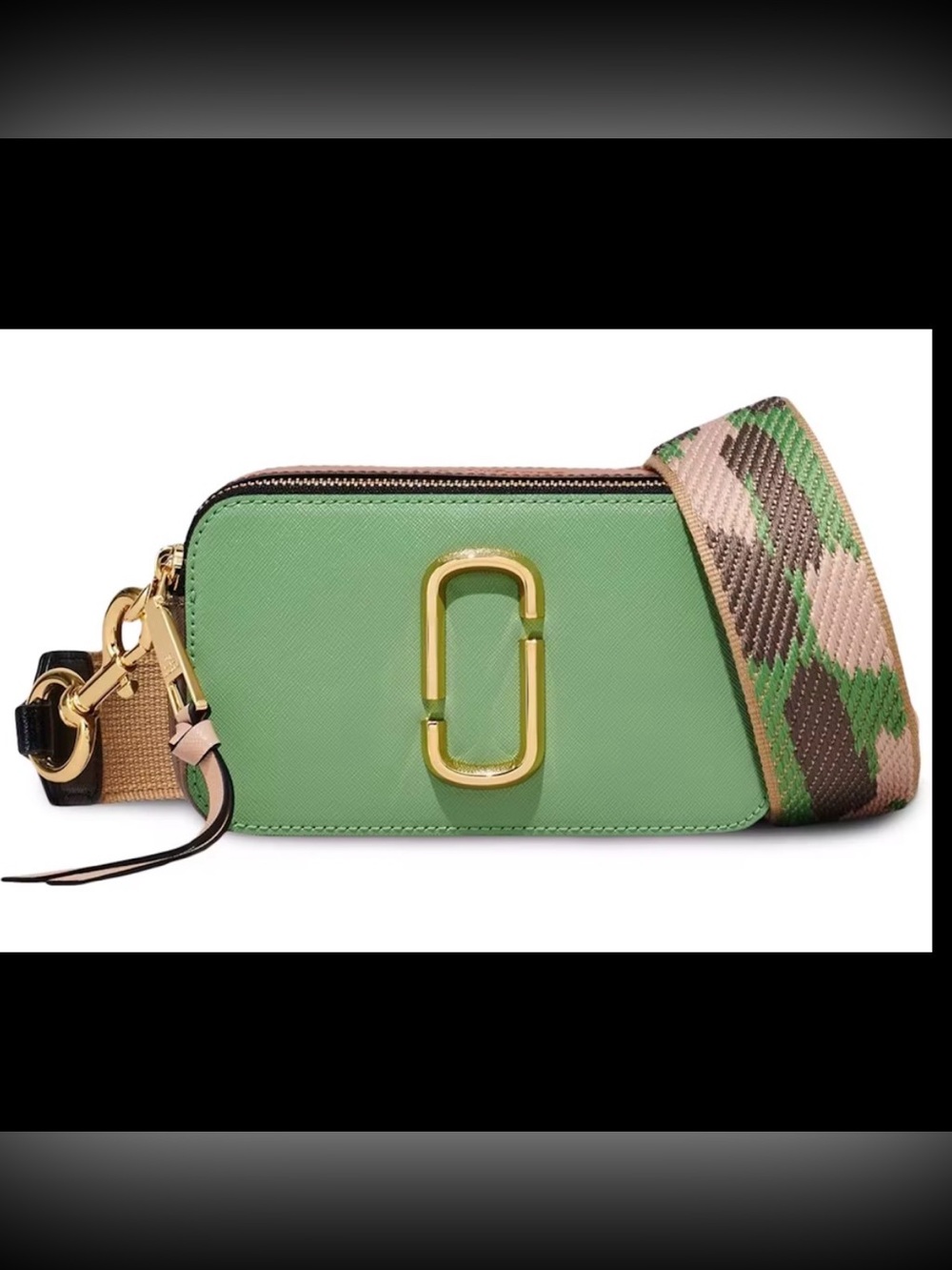Marc Jacobs - Limited Edition! Mint Green Compact Camera Bag with Camo Strap